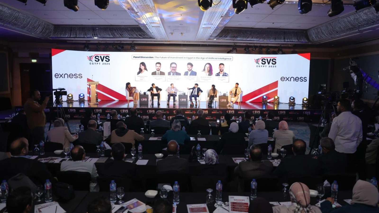 Main stage and keynote sessions at Smart Vision Summit Egypt