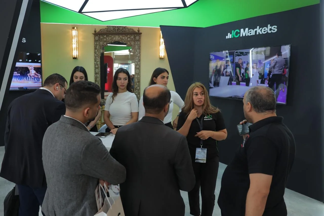 IC Markets booth engagement at SVS Egypt