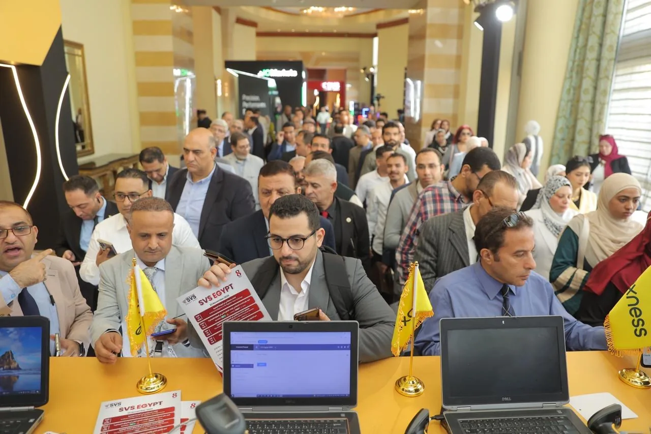 Registration crowd at SVS Egypt