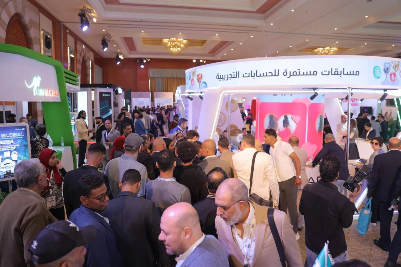 Busy SVS Egypt exhibition floor