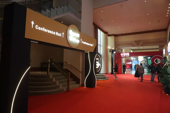 SVS Egypt conference hall entrance