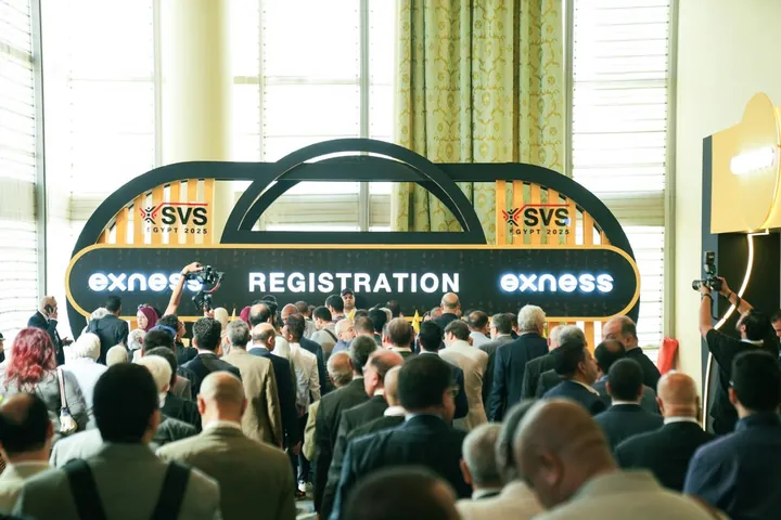 SVS Egypt registration area with strong attendee turnout